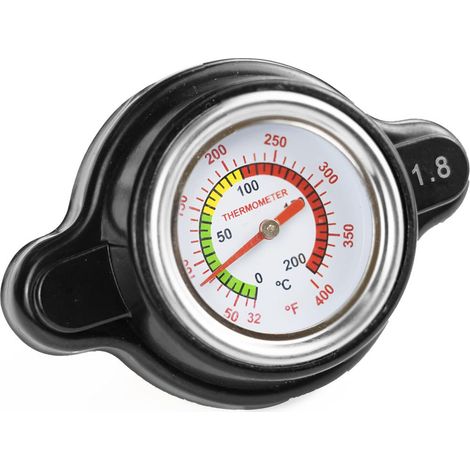 Water tank caps with 1.8 bar thermometer compatible with Honda, Suzuki and Yamaha engines (references: 1638630001 and 1500081564).