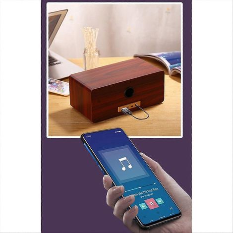 Émetteur-récepteur Bluetooth 5.0 USB Audio Adaptateur 4-en-1, compatible avec TV, PC, casque, haut-parleur, transmission et réception sans fil, connexion stable, polyvalent. (1/5)