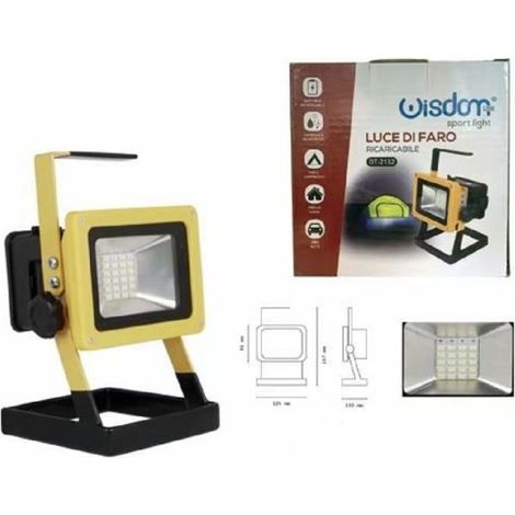 Lampe De Travail Portable Rechargeable Smd 2835 Cold White Led Dt-2132 (1/5)