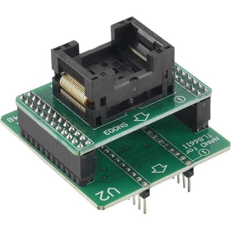 L'adaptateur Andk Tsop48 NAND est uniquement compatible avec le programmateur Xgecu Minipro Tl866Ii Plus et le support d'adaptateur de puce de mémoire flash NAND Tsop48 kns. (1/5)