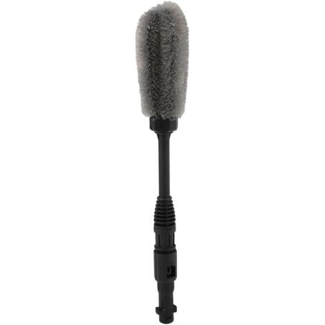 BUNTHAUS Brosse de lavage de roue pour nettoyeur haute pression Karcher K2 K3 K4 K5 K6, outil de nettoyage de distribution d'eau à 360 degrés avec poils PA66 (1/5)