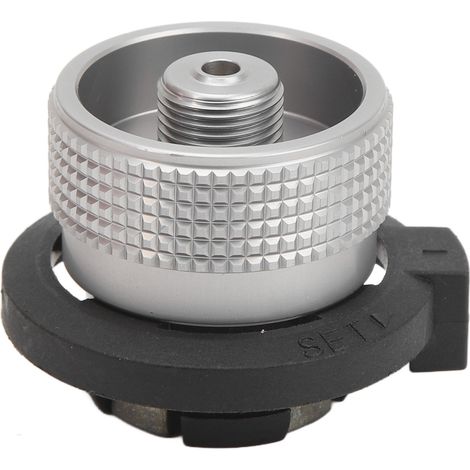 Adaptateur pour réchaud à gaz butane IPB à visser, compatible avec les cartouches de gaz butane pour le camping et les barbecues. (1/5)