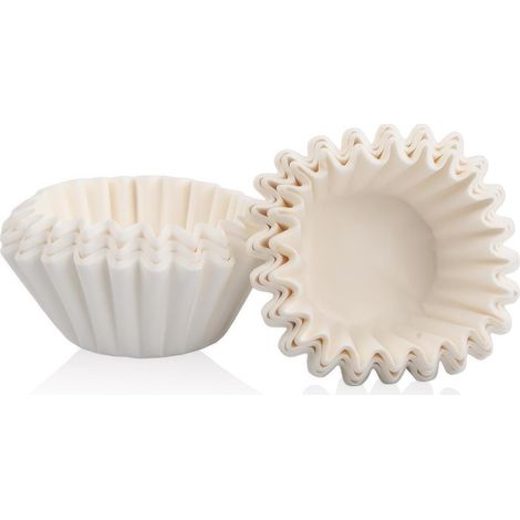 Lot de 200 Panier Papiers Filtre à Café, Filtres à Café Jetables (1/5)