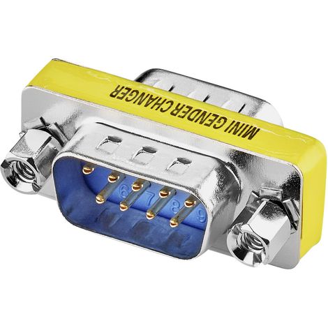 Renkforce série Adaptateur [1x SUB-D mâle 9 pôles - 1x SUB-D mâle 9 pôles] jaune (1/4)