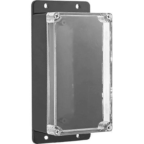 Wasserdichte Anschlussdose für elektrische Strahler, kompatibel mit Überwachungskameras für den Innen- und Außenbereich, 158 x 90 x 64 mm, schwarz. (1/5)