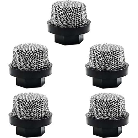 Lot de 5 filtres d'admission 700805 et 700-805 - Filetage UNF de 1,9 cm pour pulvérisateur de peinture sans air 440 (1/5)