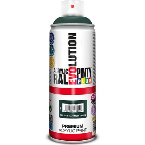 Vernice Spray PintyPlus Evolution 520cc RAL 6005 Verde Muschio Opaco