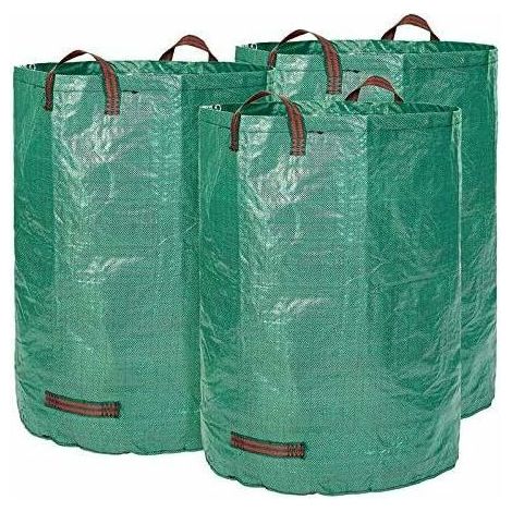 Sacchi da giardino Premium XXL - Sacchi per rifiuti da giardino robusti in polipropilene (PP) estremamente robusto 150 g/m² - Sacchi per foglie indipendenti e pieghevoli (1/4)