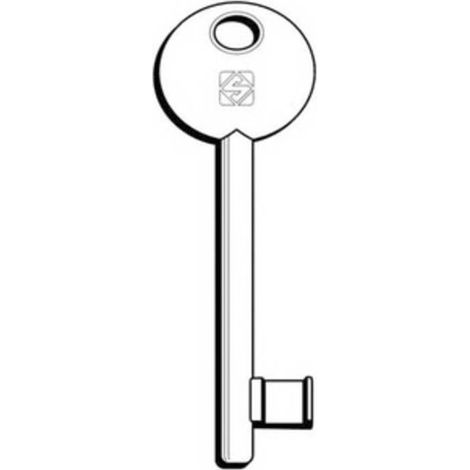5 x SILCA 6P1S CHIAVE PATENT DISP OTTONE