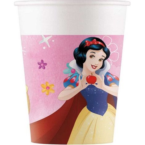 Bigiemme Bicchiere Carta Princess Live Your Story 200 Ml 8 Pz