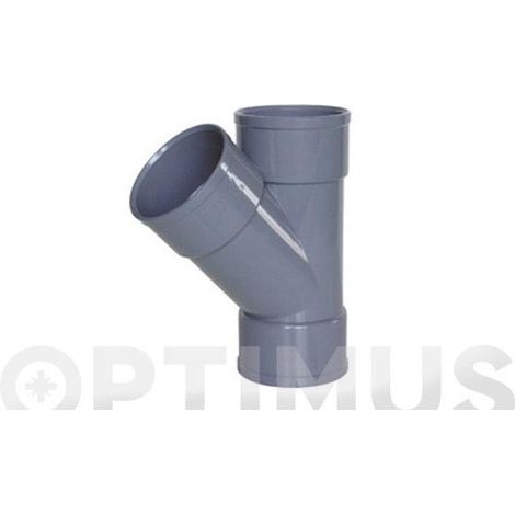 COLLEGAMENTO BYPASS 45º FEMMINA PVC EVACUAZIONE 40MM