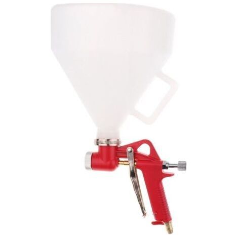 Pistolet à crépir avec godet 6l 3 Buses Pistolet à peinture pneumatique Crépi (1/5)