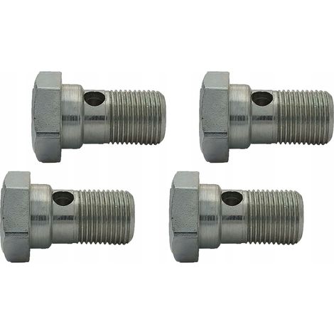 4 bulloni banjo - troppopieno - per occhielli M12x1 (Fi14) zincati SR-06 (1/5)
