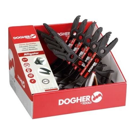 Dogher 4931-200J EXP. MOSTR.10 LLAVES AJUST.ALLIGATOR 200