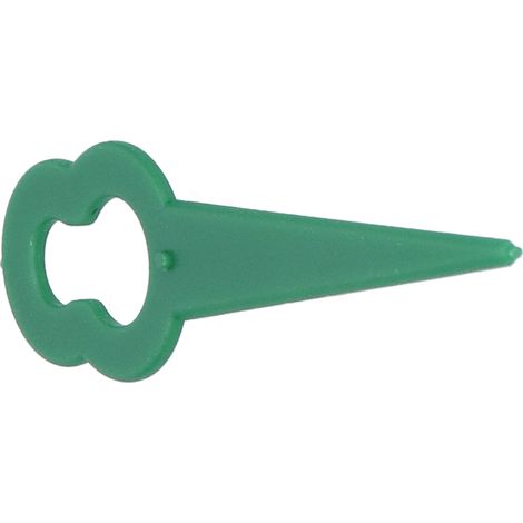100 Stück Kunststoff-Schneidklingen, Rasentrimmer-Schneidwerkzeug, Ersatz-Handschneider-Zubehör, Grün (1/5)