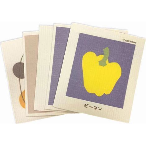 Schwedische Küchentücher, Handtücher, Geschirrtücher, Küchen- und Tischwäsche, wiederverwendbare Handtücher, 6er-Set (1/5)