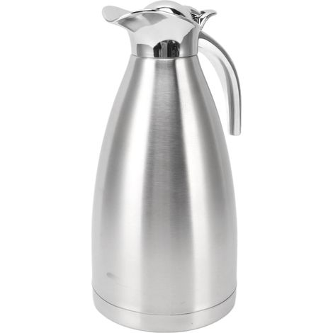 Bouilloire isotherme 2,1 L en acier inoxydable avec distributeur de boissons sous vide pour eau et thé