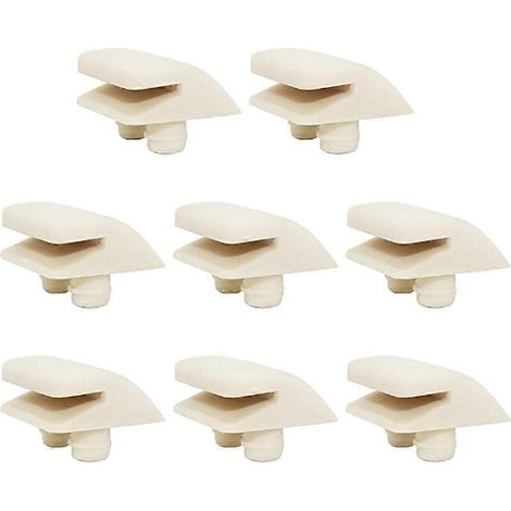 Kit de 8 sabots pour aspirateur de piscine AXV014SP compatible avec les nettoyeurs de piscine Hayward AquaBug, Aqua Critter et Navigator - Lot de 8 (1/5)