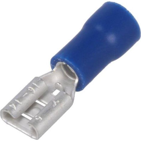 Connecteur plat 4.8mm 0.5mm femelle 1.5-2.5mm2 bleu x20