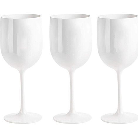 Verres à vin élégants et incassables, verres à vin en plastique, verres à vin très résistants aux chocs (1/5)