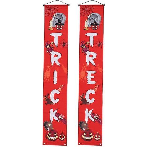 1 paire de rideaux de porte pour décorations d'Halloween (1/3)