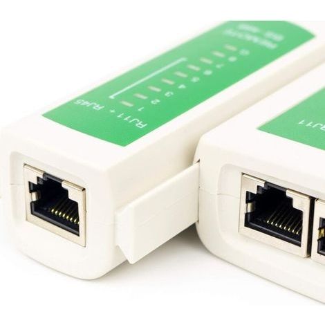 Testeur câbles réseau RJ45 et RJ11 – Balayage automatique – Indice de sécurité CAT 6 – Pour câbles téléphoniques et réseaux (1/4)