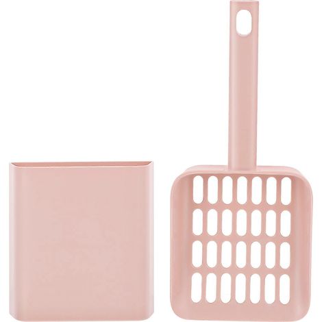 1 pelle à litière pour chat avec support, pelle de nettoyage pour litière pour chat (1/5)