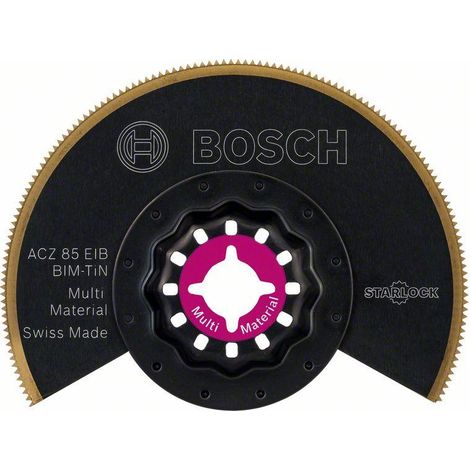 Lama segmentata BIM-Tin ACZ 85 EIB Multi Material Starlock per Utensili Multifunzione 2608661758 BOSCH