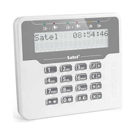 Satel VERSA-LCDM-WH tastiera bianca con schermo LCD