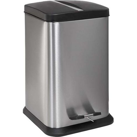 Sanela Pattumiere - Pattumiera in acciaio inox, 12 l, opaco SLZN 79X
