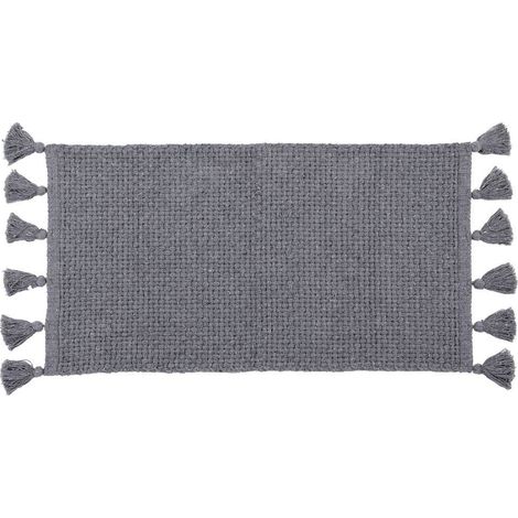 Teppich alba baumwolle andere fasern 45x90 cm - grau - Tendance