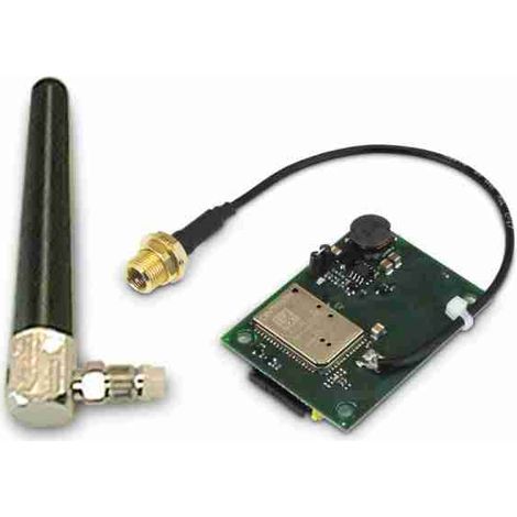 Kit per installazione all’interno di centrali della serie PREGIO e PROXIMA con contenitore metallico composto da un modulo MDGSME linea One e un’antenna esterna con angolo a 90° GSMAC90