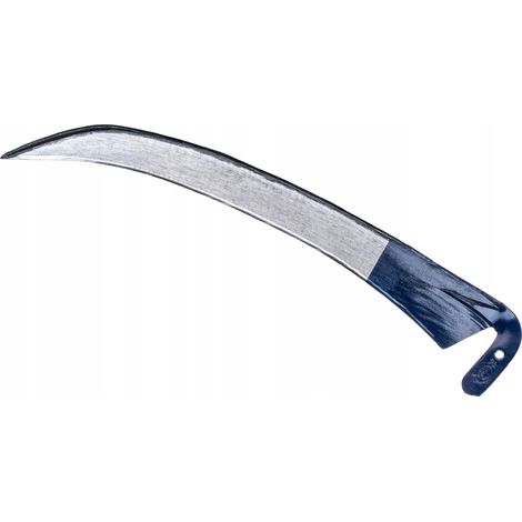 KADAX Faux à Main Forgé Herbe Aiguisée Métal 70cm Solide Jardin Forêt