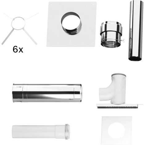 Bosch Accessoires fumées FC-Set200 Kit de base cascade B23P dans conduit, d:200mm, 7738113214