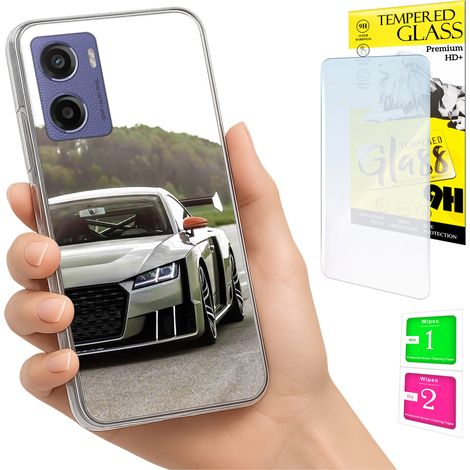 Funda para Motorola Moto E15 / Moto G05 con cubierta trasera y cristal 9H. (1/5)
