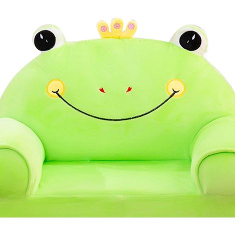 Vente directe d'usine de canapés pliants pour enfants à motifs de grenouilles, parfaits pour les garçons, les filles, les bébés et les tout-petits. Assise à trois niveaux. (1/5)