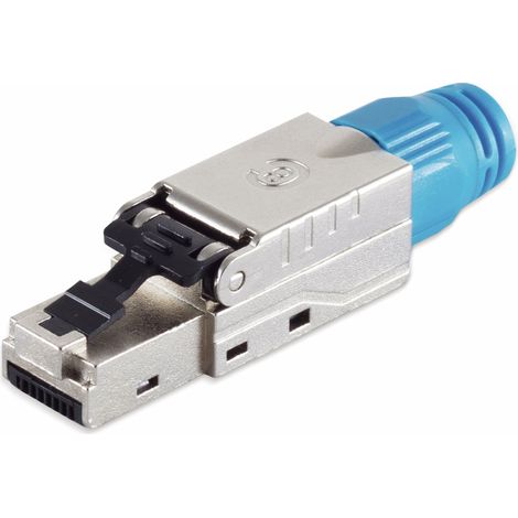 S-IMPULS RJ-45 Stecker, CAT.8.1, werkzeuglos, STP