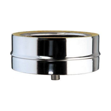 Bouchon é double paroi avec drainage, pré-revétu 80 mm