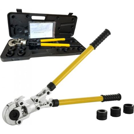 Pinza Crimpatrice Pressatrice Manuale per Multistrato con Matrici 16 20 26 32mm (1/5)