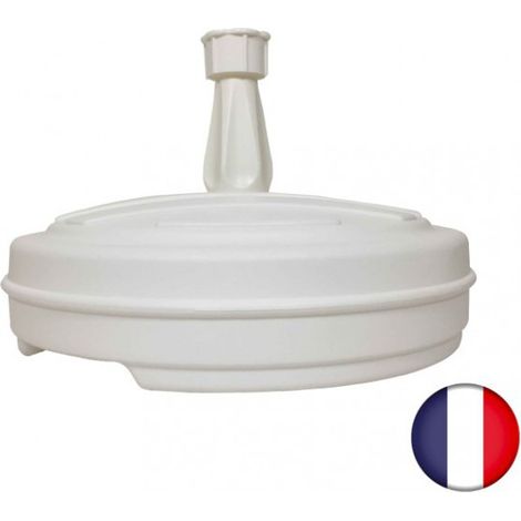 Socle plastique blanc pour drapeau Interflag®