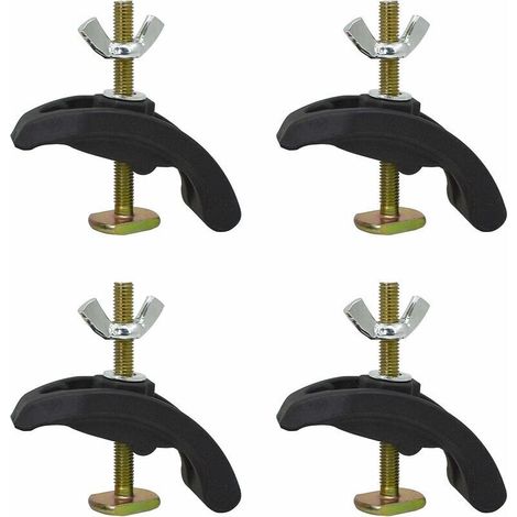 Green Mobility – Dispositifs de serrage de haute précision – Lot de 4 – Adaptés aux tables de fraiseuses (1/5)