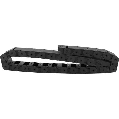 Chaîne porte-câble en nylon noir R38 de 1 mètre pour imprimante 3D et machine CNC, 18 x 50 mm (1/5)