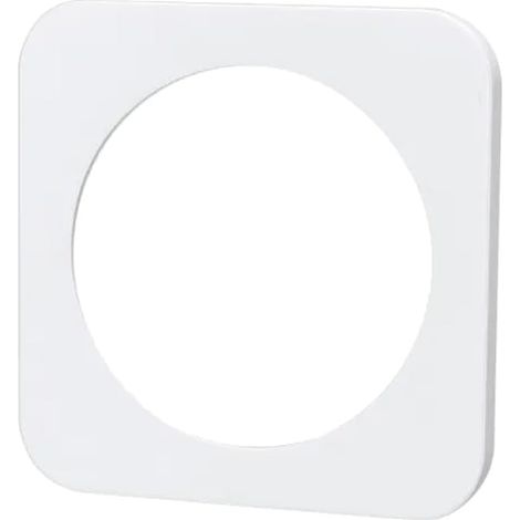 Plaque murale encastrée en verre blanc, avec un seul interrupteur, idéale pour apporter une touche élégante et moderne à vos pièces, alliant fonctionnalité et style en une seule solution.