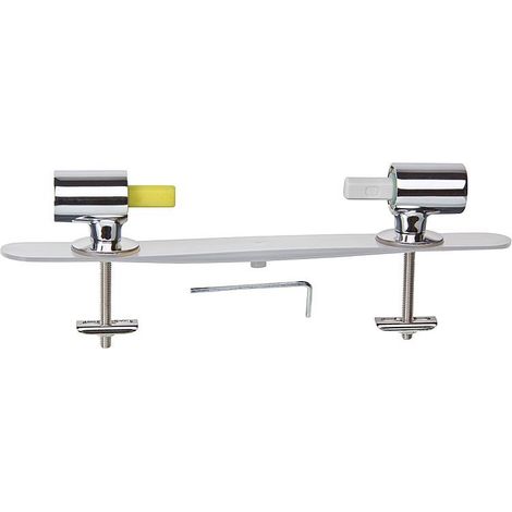 Geberit – Charnières pour abattant WC – Abaissement automatique – Métal pour fixation durable – Compatible avec modèles 572620 et 572120