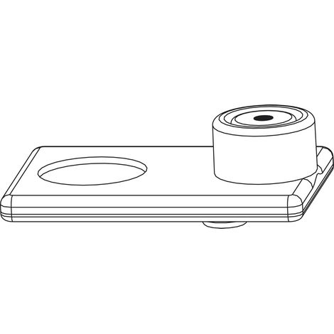 MACO-TRONIC Adapter mit Kontaktgeber, glatt (57425) (1/2)