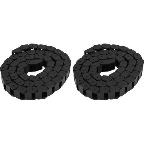 Chaîne porte-câbles en nylon en deux parties, câble de remorquage flexible, support pour machine mobile (1/5)