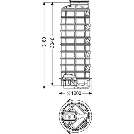 KESSEL 883005-DN150 Regard antiretour LW 1000