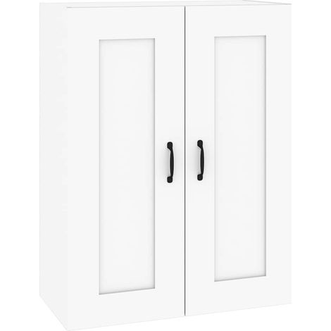 Armadietto Pensile a Parete Bianco 69,5x32,5x90 cm DAS404893 (1/5)