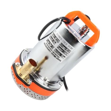 Pompe Submersible 12V DC Solaire, Irrigation Jardin, Hauteur Relevage 8m (1/5)