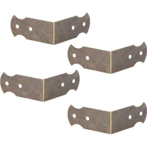 Protections d'angle métal vintage L 4,1x18mm style rétro lot de 4 (1/5)